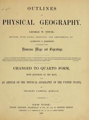 Front cover of Outlines of physical geography by George W. Fitch