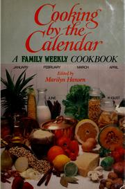 Front cover of Cooking by the calendar by Marilyn Hansen