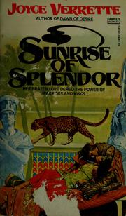 Cover of Sunrise of Splendor- (Egypt #3) by Joyce Verrette