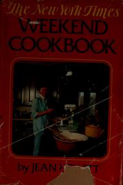 Front cover of The New York times weekend cookbook by Jean Hewitt