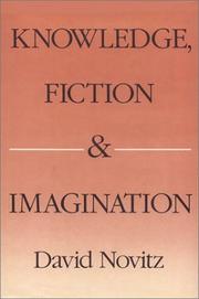 Cover of Knowledge, fiction & imagination by David Novitz