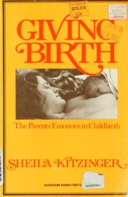 Cover of Giving birth by Sheila Kitzinger