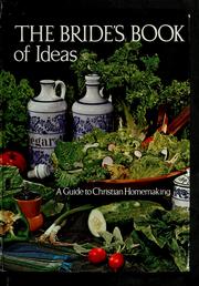 Front cover of The bride's book of ideas by Marjorie Palmer
