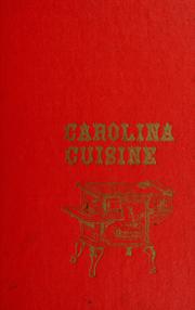Front cover of Carolina cuisine by Junior Assembly of Anderson, South Carolina.