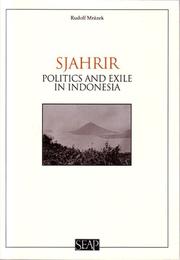 Cover of Sjahrir by Rudolf Mrázek