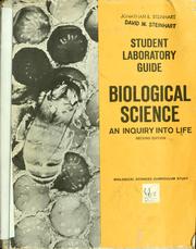 Front cover of Student laboratory guide - Biological science: an inquiry into life. by Biological Sciences Curriculum Study