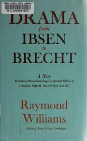Front cover of Drama from Ibsen to Brecht by Raymond Williams
