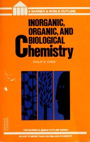 Front cover of Chemistry: inorganic, organic, and biological by Philip Stanley Chen