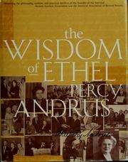Front cover of The wisdom of Ethel Percy Andrus by Ethel Percy Andrus