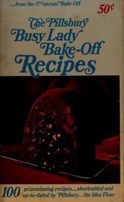 Cover of The Pillsbury busy lady bake-off recipes, from the 17th annual bake-off. by Pillsbury Company