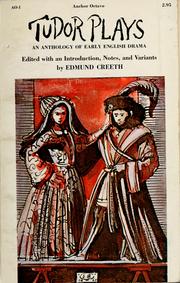 Cover of Tudor plays by Edmund Creeth