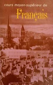 Front cover of Cours moyen-supérieur de français by John Brickley Dale