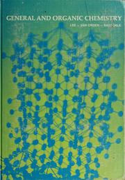 Front cover of General and organic chemistry by Garth L. Lee