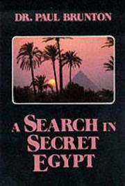 Cover of A Search in Secret Egypt by Paul Brunton