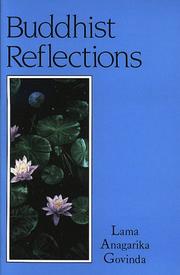 Cover of Buddhist reflections by Anagarika Govinda