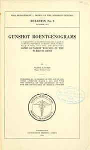 Cover of Gunshot Roentgenograms by Clyde Sinclair Ford