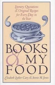 Cover of Books & my food by Cary, Elisabeth Luther