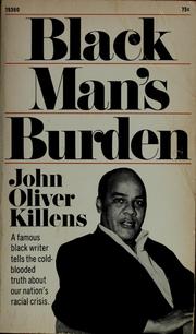 Cover of Black man's burden by John Oliver Killens