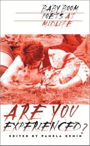Cover of Are you experienced? by Pamela Gemin