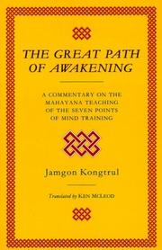 Cover of The great path of awakening by Koṅ-sprul Blo-gros-mthaʾ-yas