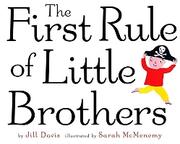 Front cover of The first rule of little brothers by Jill Davis