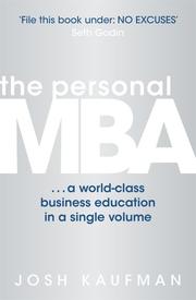 Cover of The personal MBA by Josh Kaufman