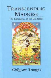 Front cover of Transcending madness by Chögyam Trungpa