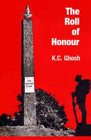 Front cover of The roll of honour by Kali Charan Ghosh