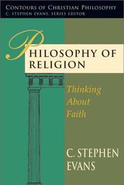 Front cover of Philosophy of religion by C. Stephen Evans