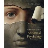 Front cover of Fundamentals of Abnormal Psychology by Ronald J. Comer