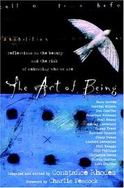 Front cover of The Art of Being by Constance Rhodes