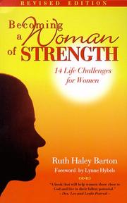 Cover of Becoming a Woman of Strength (Women/Inspirational) by Ruth Haley Barton