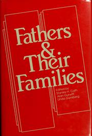 Front cover of Fathers and their families by Stanley H. Cath