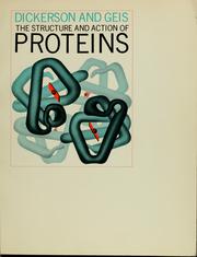 Cover of The structure and action of proteins by Richard Earl Dickerson