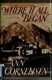 Front cover of Where It All Began by Ann Cornelisen