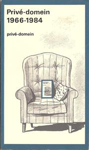 Front cover of "Privé-domein" 1966-1984 by Martin Ros