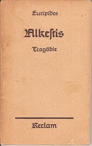 Cover of Alkestis by Euripides