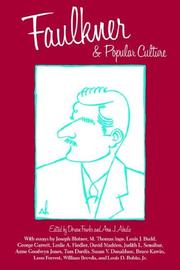 Front cover of Faulkner and popular culture by Faulkner and Yoknapatawpha Conference (15th 1988 University of Mississippi)