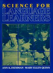 Front cover of Science for language learners by Ann K. Fathman