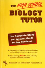 Front cover of The high school biology tutor by M. Fogiel