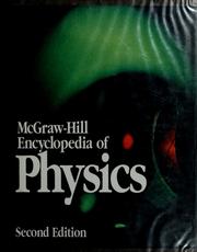Cover of McGraw-Hill encyclopedia of physics by Sybil P. Parker