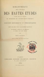 Front cover of Le budget communal de Besançon au début du XVIIIe siècle by Marius Pouchenot