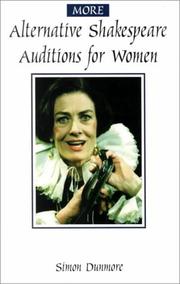 Front cover of More Alternative Shakespeare Auditions for Women by Simon Dunmore
