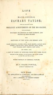 Front cover of Life of Major-General Zachary Taylor by C. Frank Powell