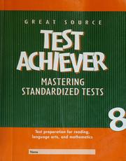 Cover of Test achiever by Great Source Education Group Staff