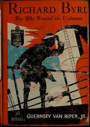 Cover of Richard Byrd by Guernsey Van Riper