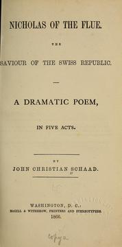 Front cover of Nicholas of the flue by John Christian Schaad