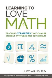 Cover of Learning to love math by Judy Willis