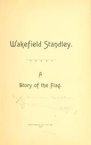 Front cover of Wakefield Standley by Susan Godfred Hooker Whiteman