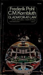 Cover of Gladiator-at-law by Frederik Pohl